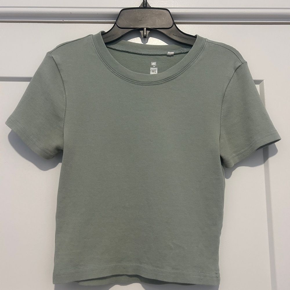 Me to We Light Green Short Sleeve Tee